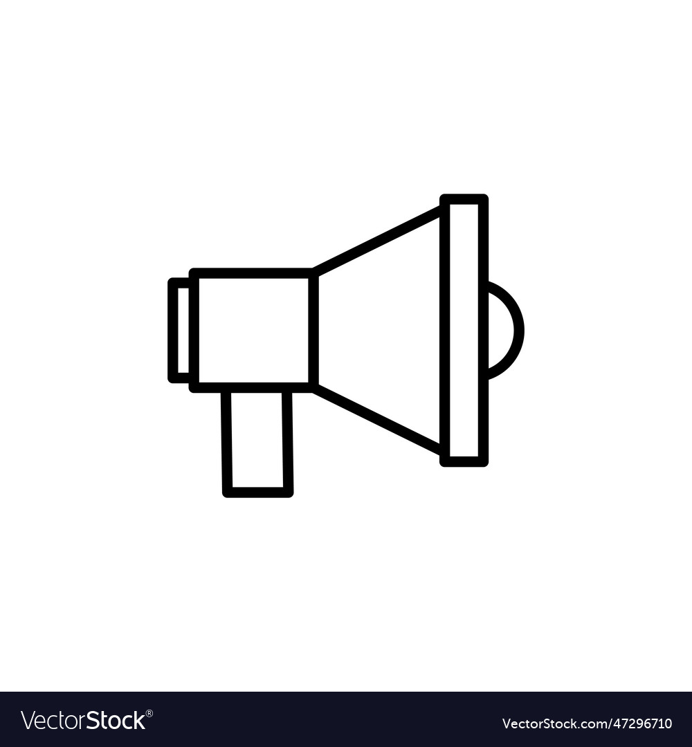 Megaphone icon loudspeaker