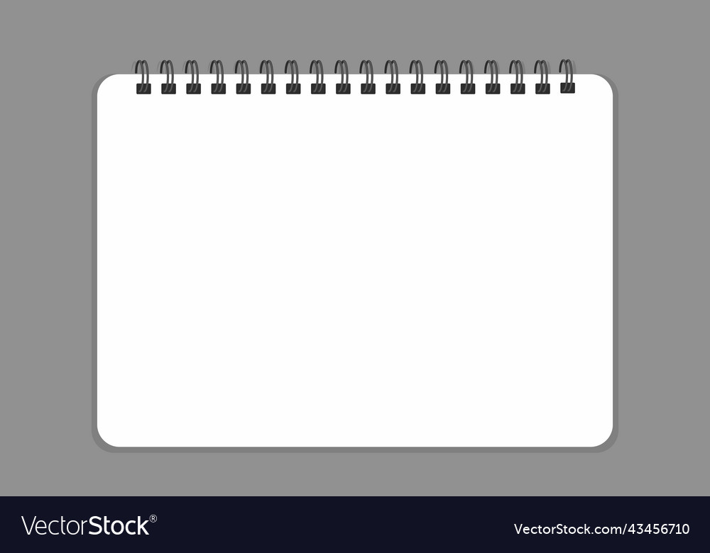 Spiral Notebook Mockup - Blank