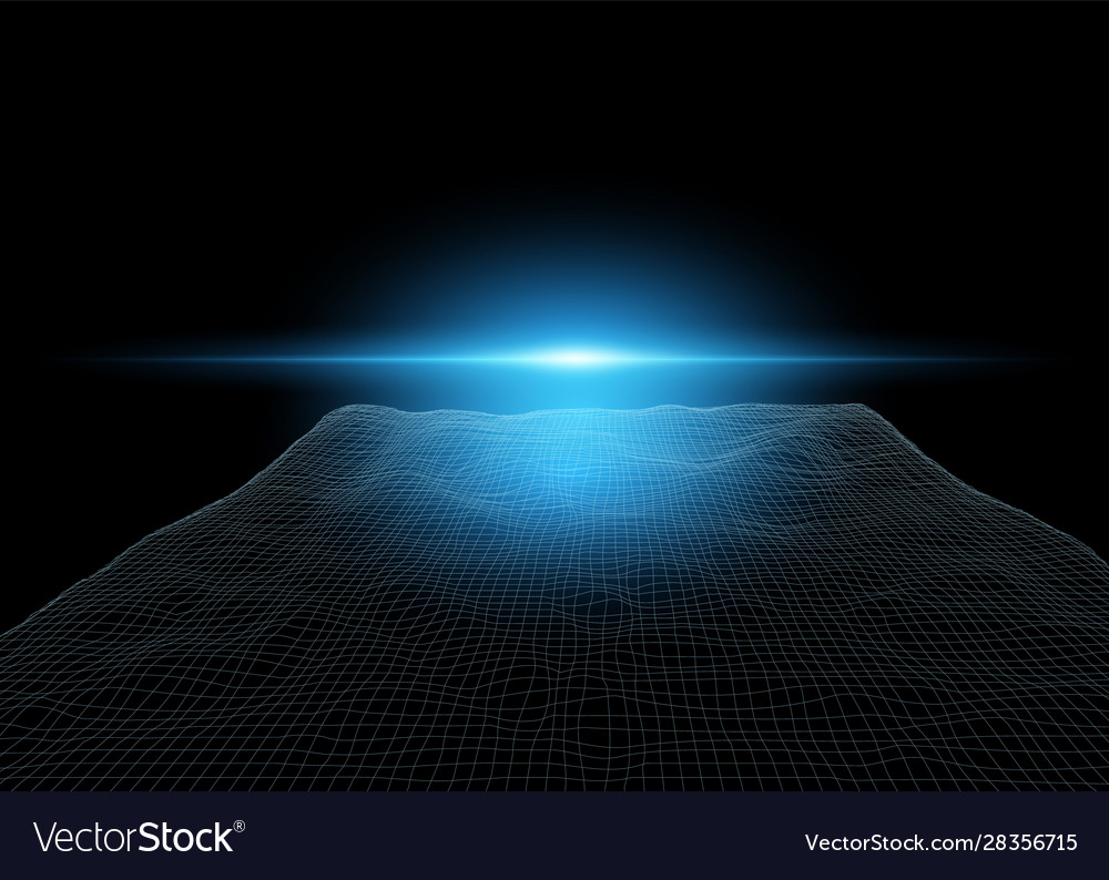 3d mesh abstraction cyber landscape visualization