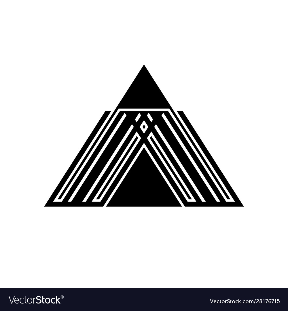 Abstract architecture logo concept with simple