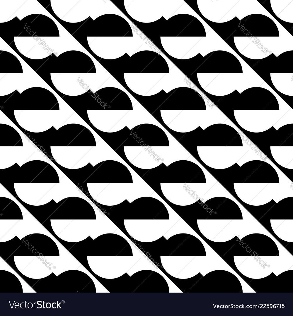 Abstract monochrome pattern with circle shapes