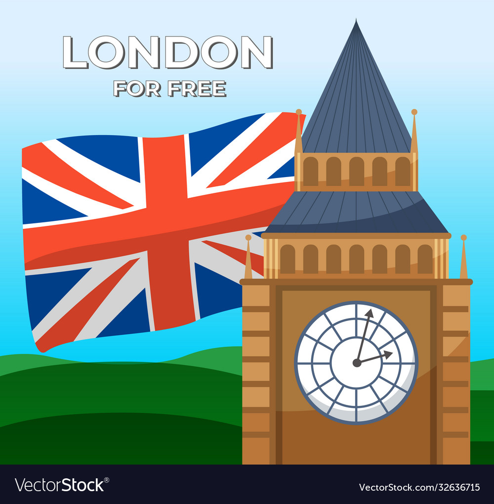 Big Ben & Union Jack - London