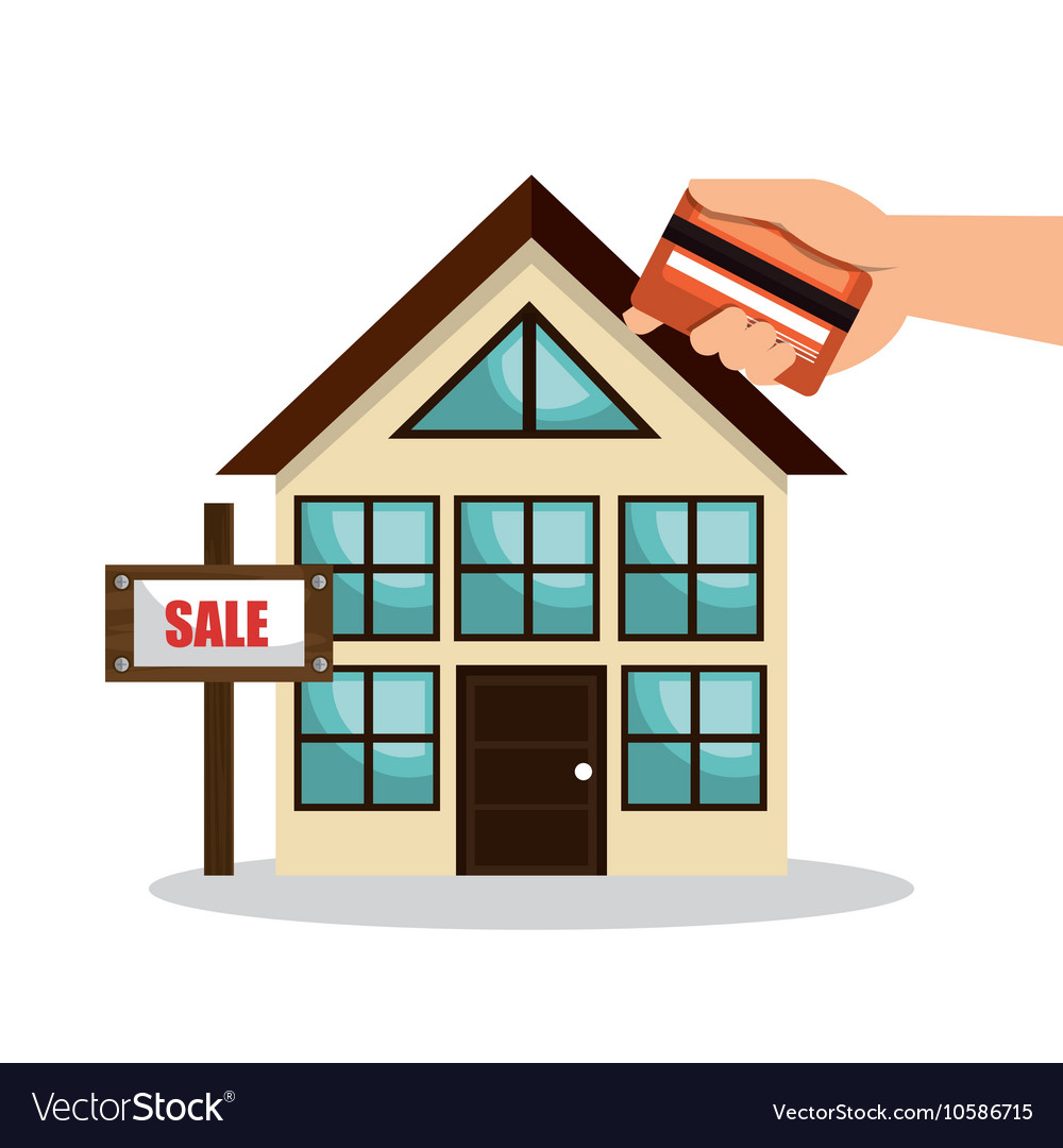 House real estate sell credit card business design