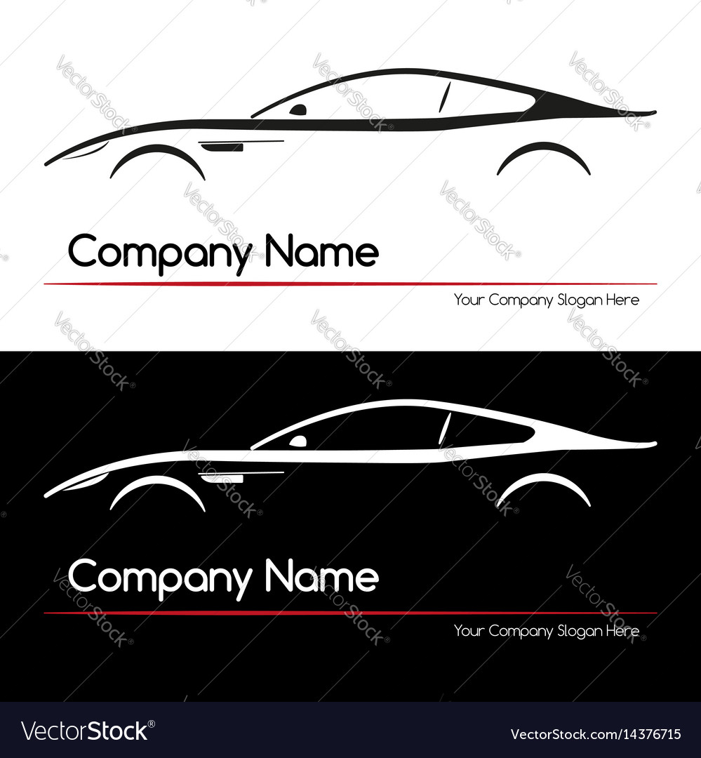 Modern executive sports silhouette concept car