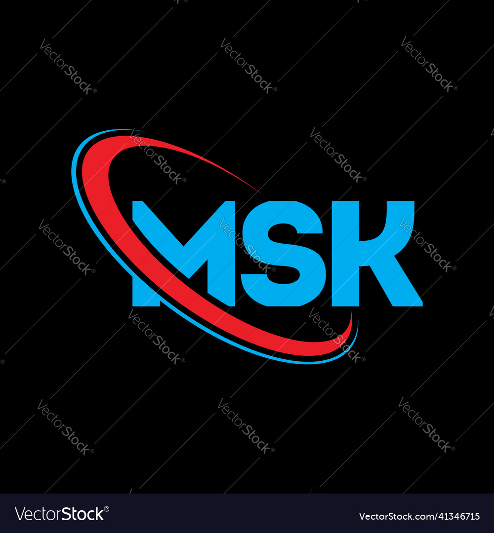 Msk logo letter design