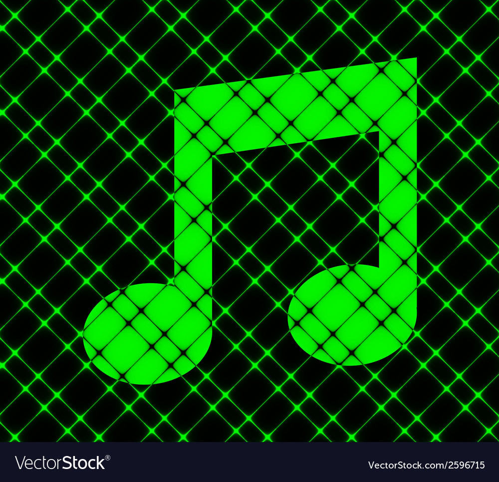 Music note flat modern web button and space