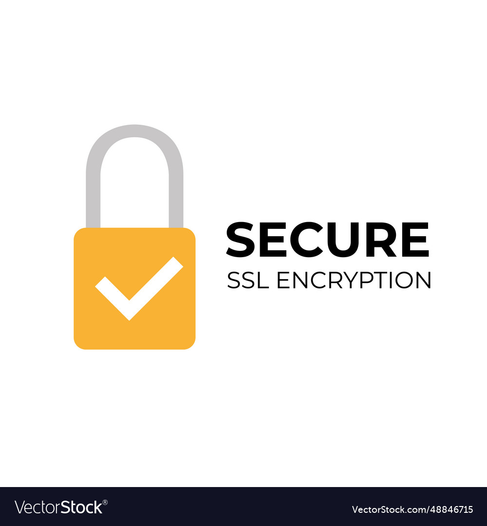 Secure internet connection ssl icon Vector Image Secure internet connection ssl icon