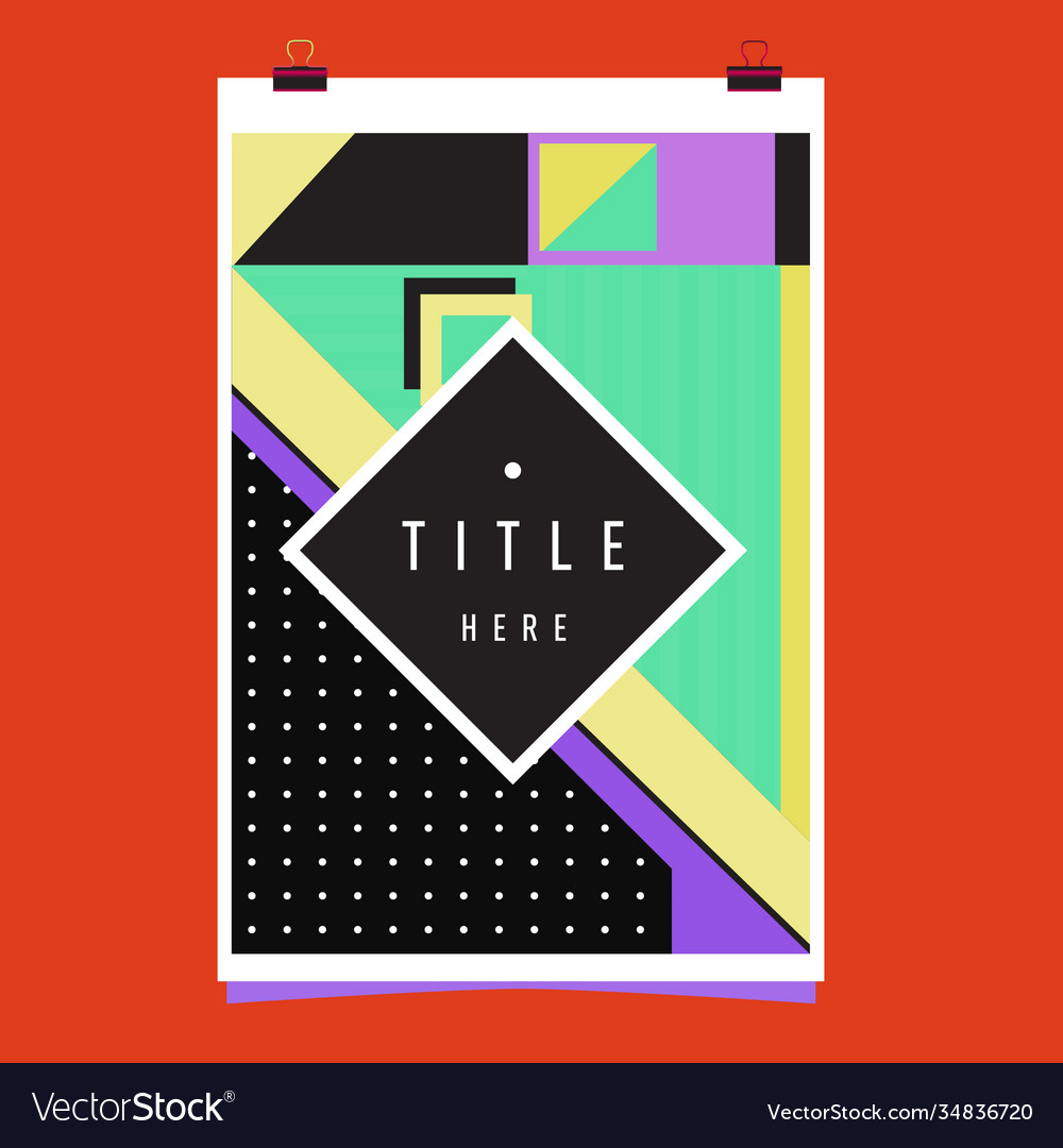 Abstract colorful geometric pattern background