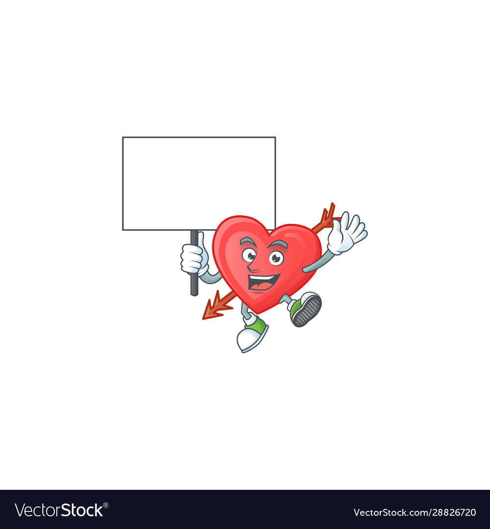 Ein Symbol Pfeil Liebe Cartoon Charakter Stil Vector Image Ein Symbol Pfeil Liebe Cartoon Charakter Stil