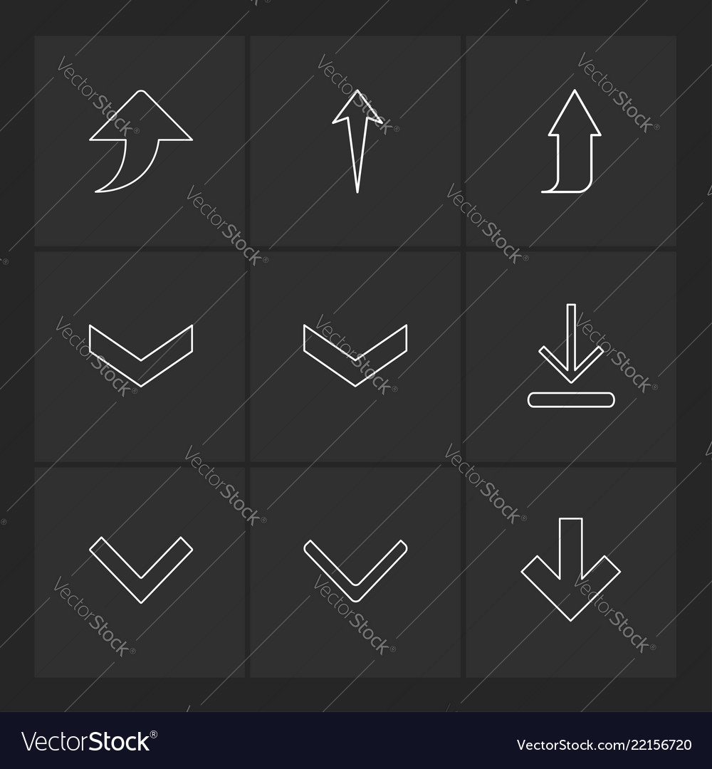 Arrows directions pointer arrow user