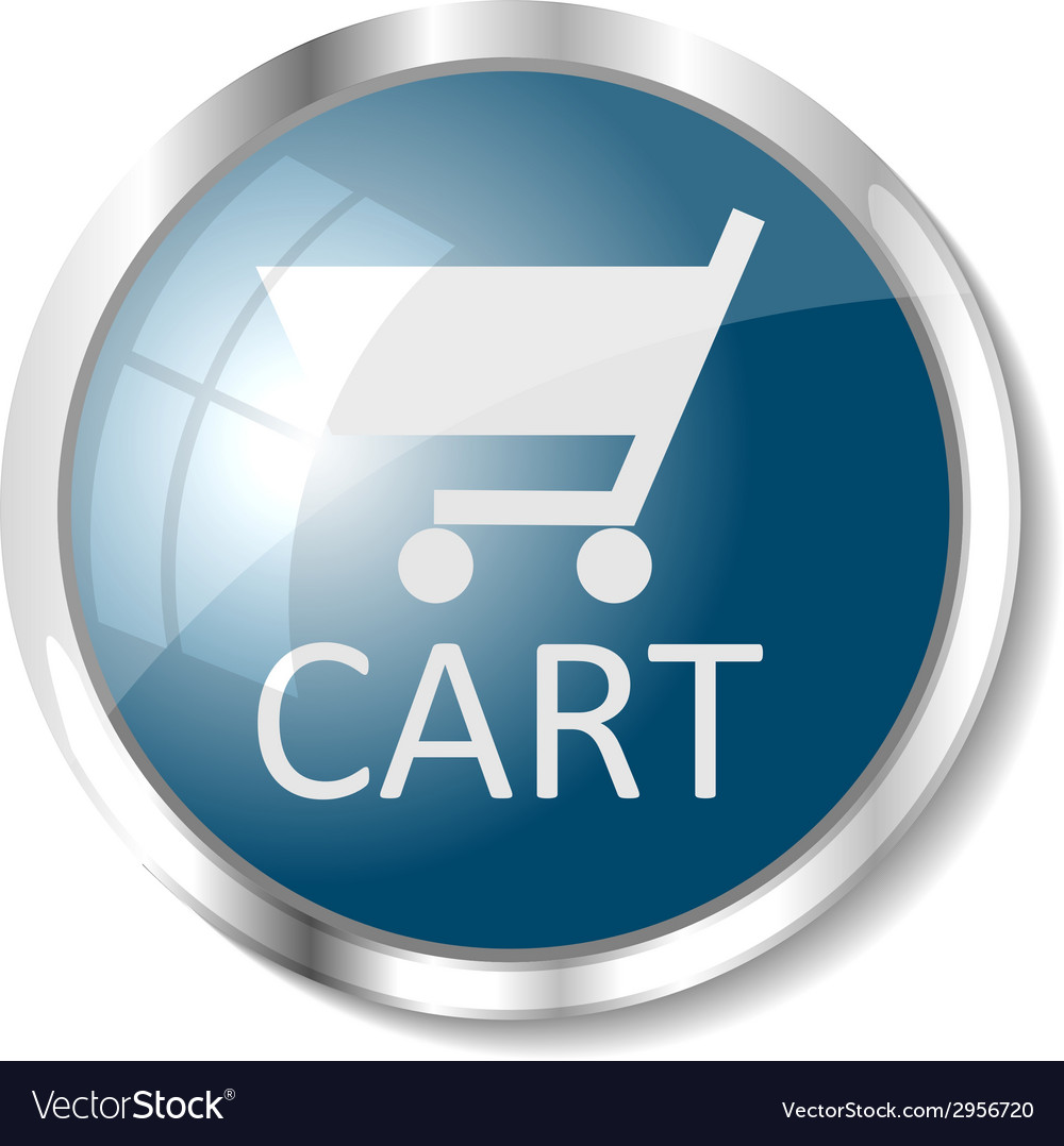 Blue web button