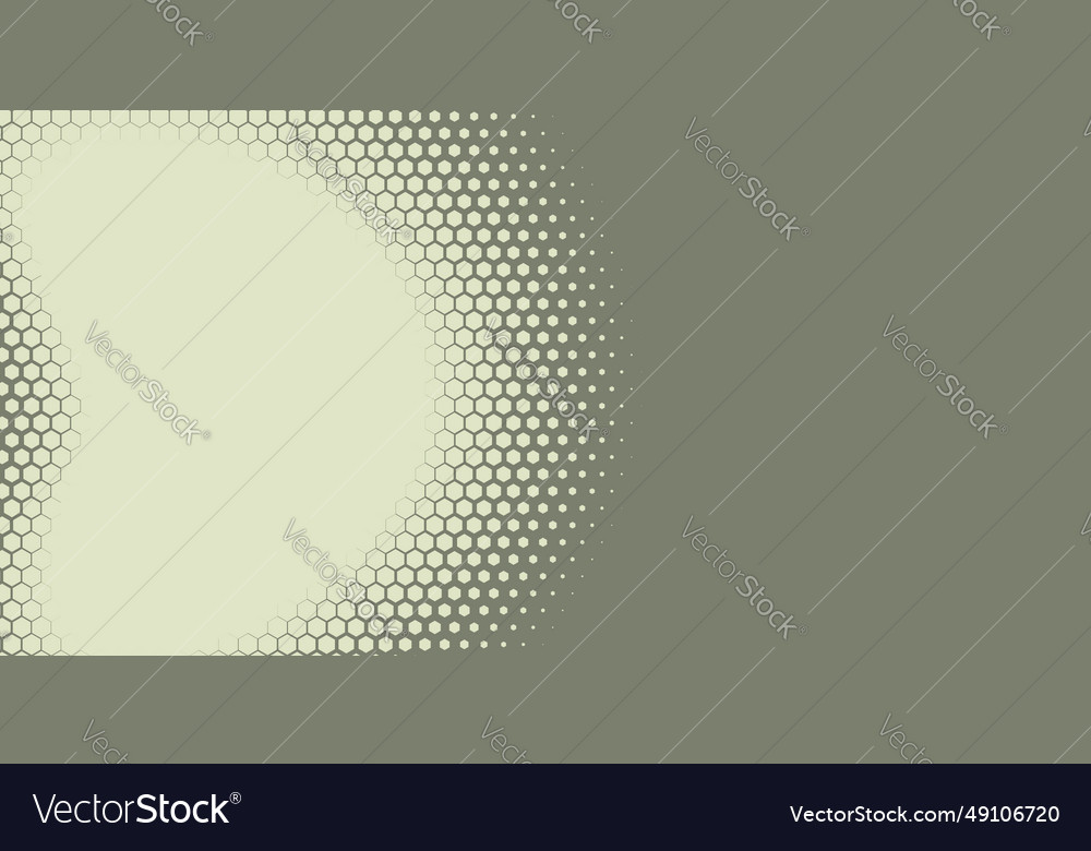 Geometric abstract hexagon two color background