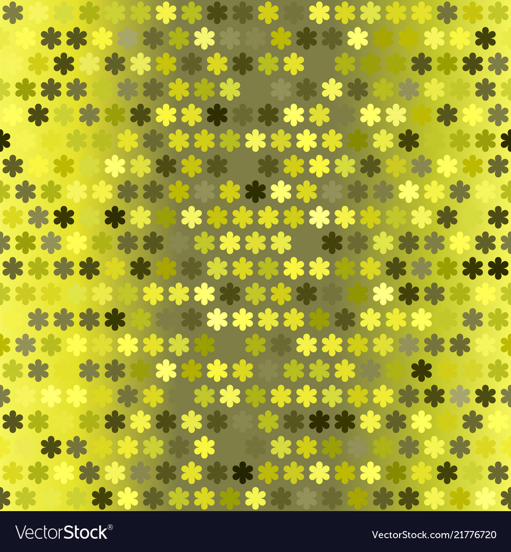 Gradient flower pattern seamless vector image Gradient flower pattern seamless