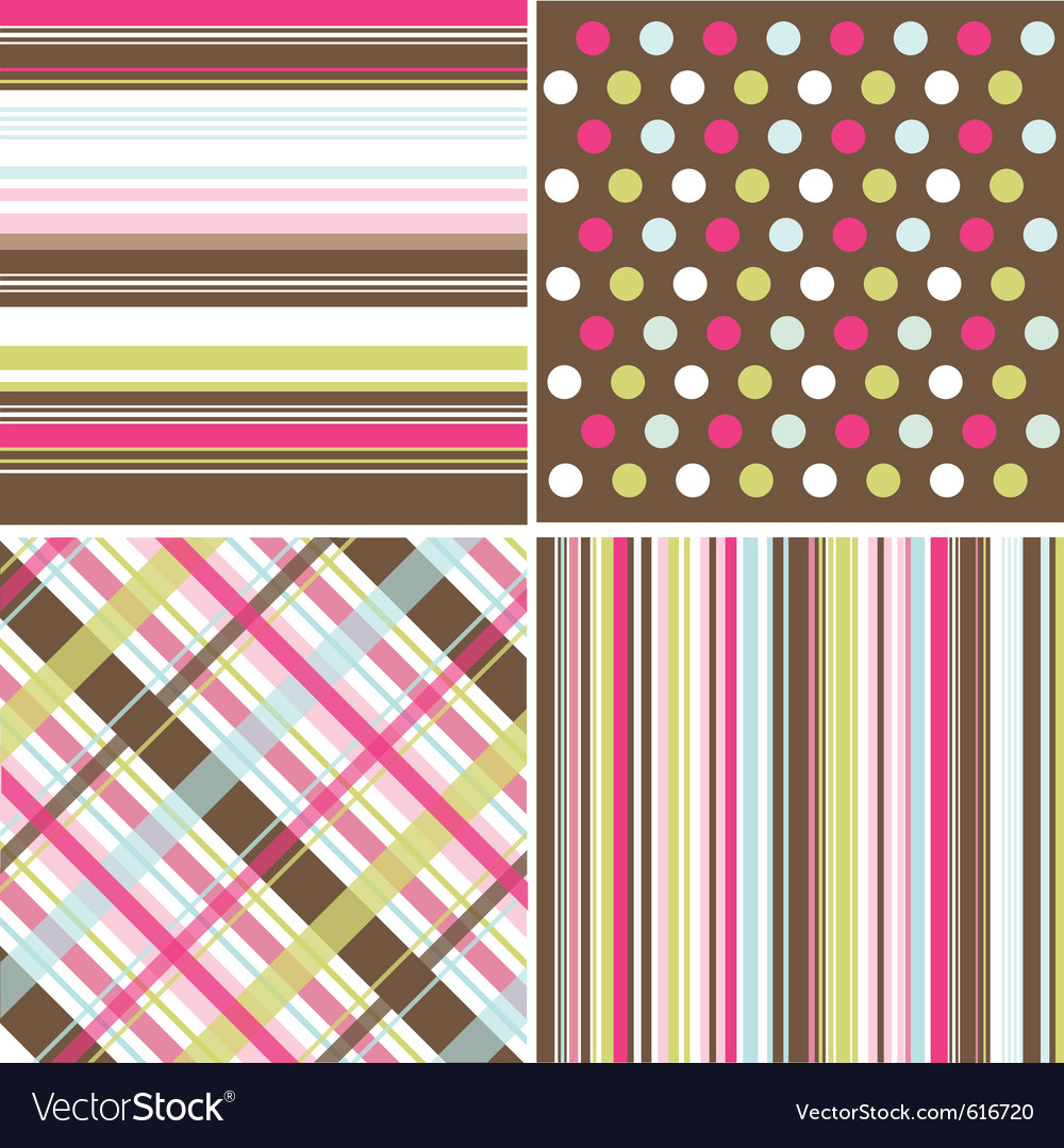 Seamless patterns with fabric texture