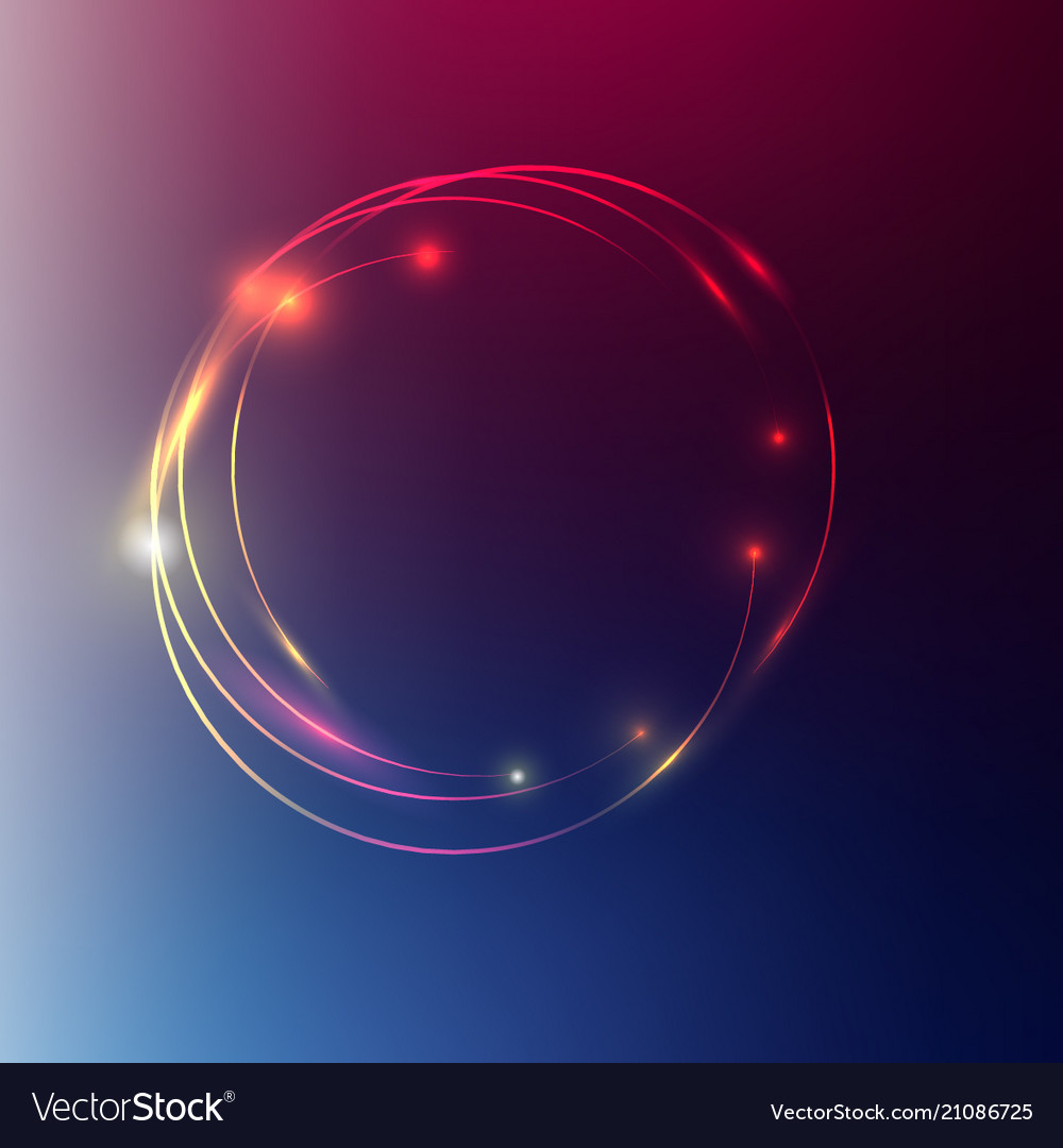 Abstract space background connection structure