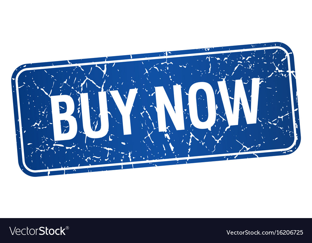 Buy now blue square grunge textured isolated stamp