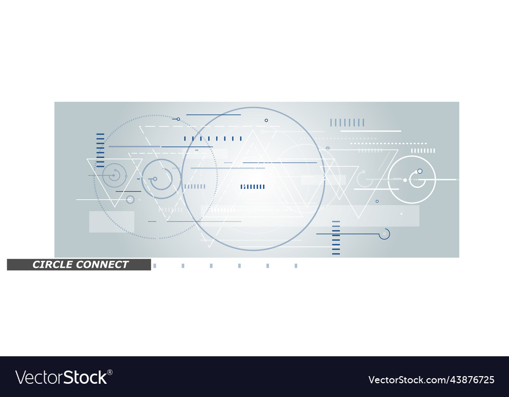 Dynamic triangles background composition vector image Dynamic triangles background composition