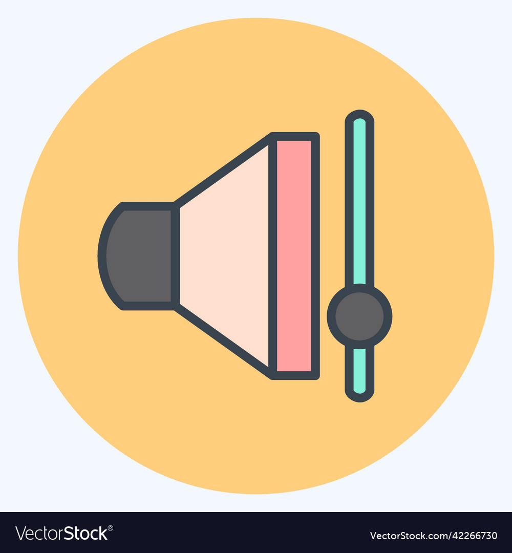 Icon volume control suitable for web interface vector image Icon volume control suitable for web interface