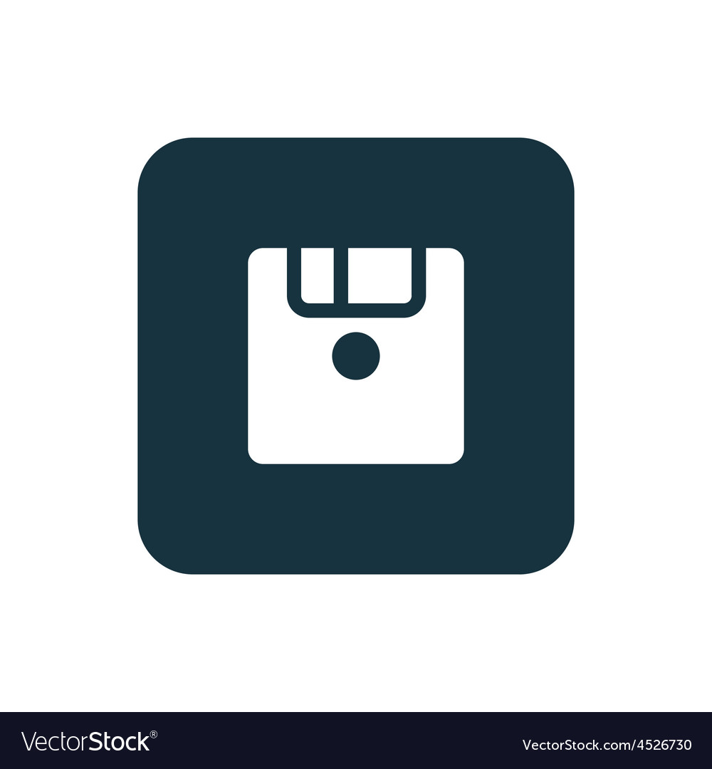 Rounded Save Icon - Squares Button