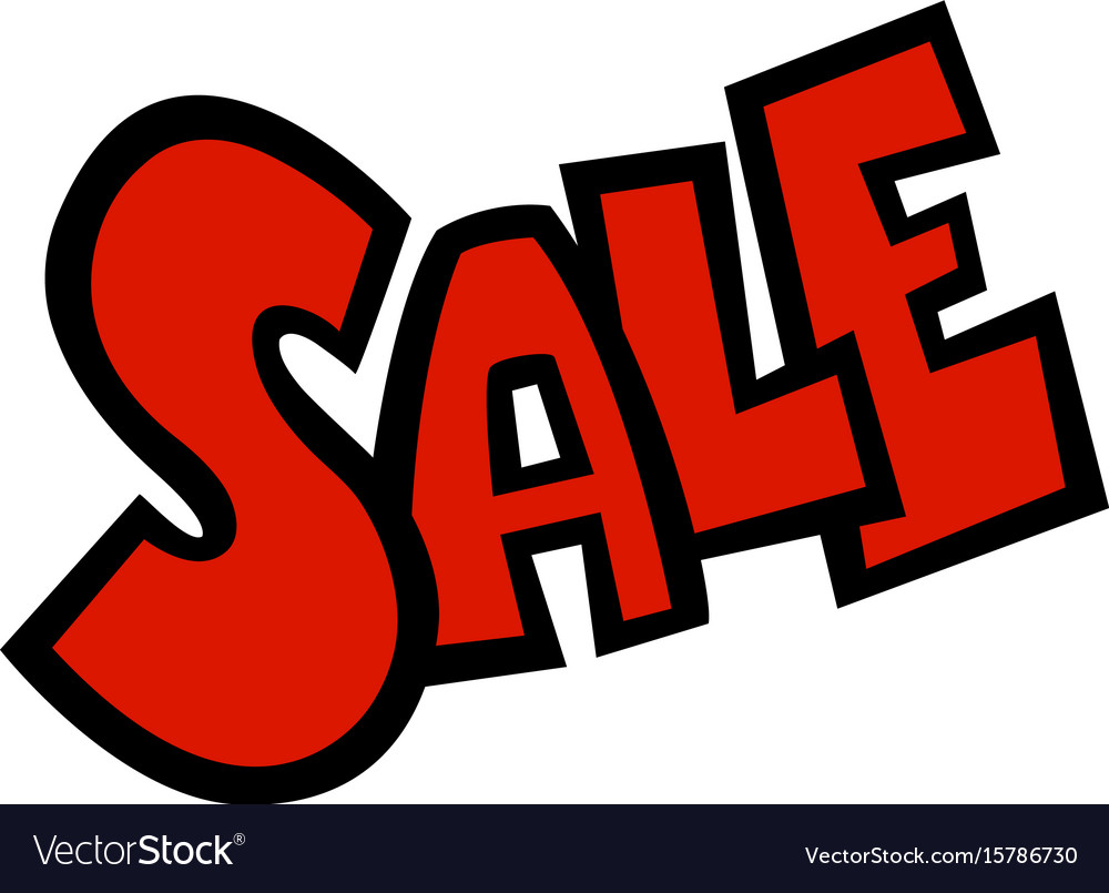 Sale text badge sign Royalty Free Vector Image