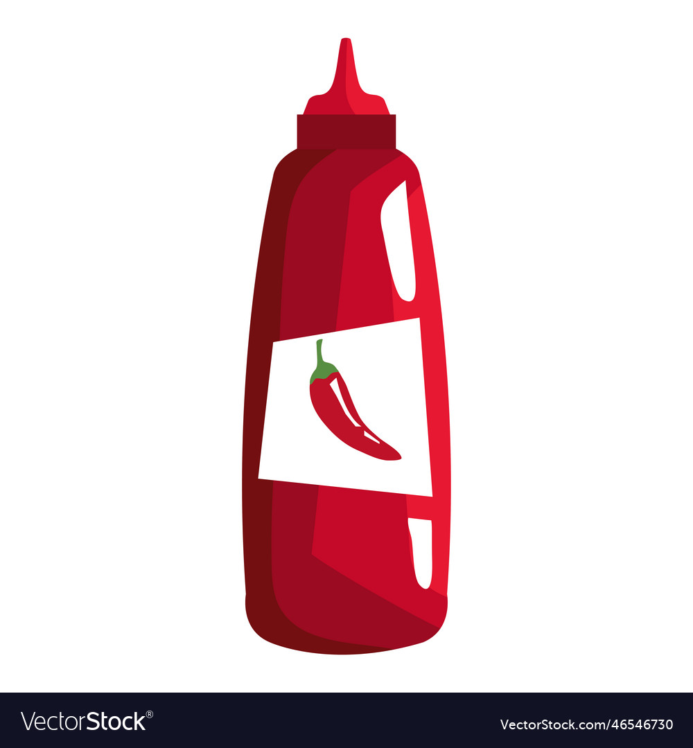 Seasoning with organic chili pepper Royalty Free Vector