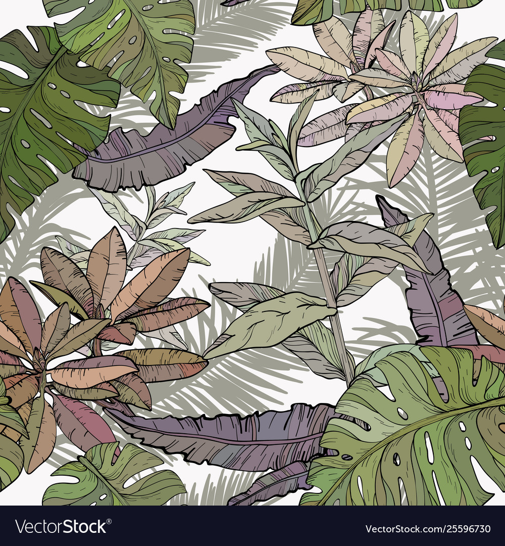 Tropical Foliage Pattern