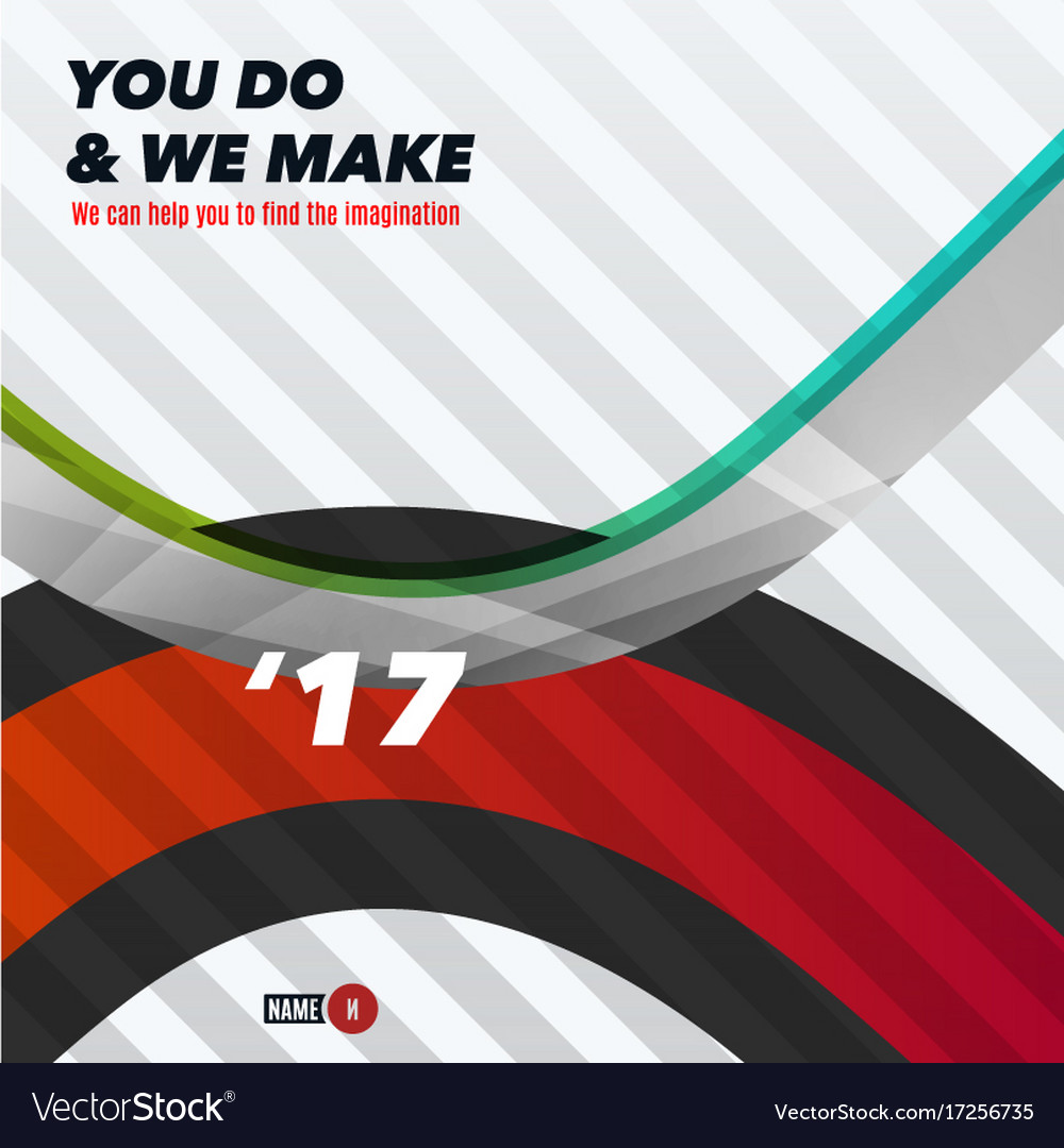 Abstract design elements for graphic layout