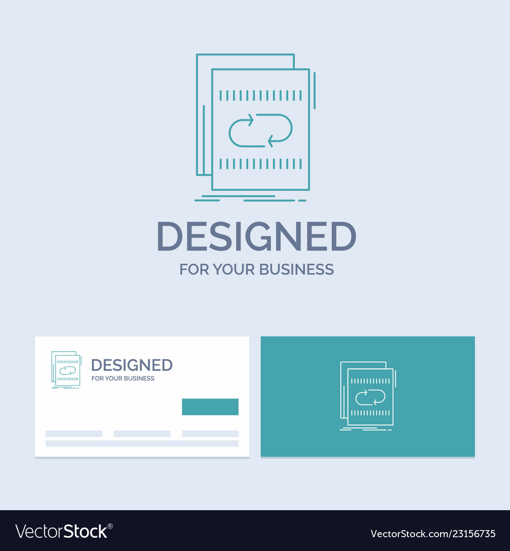 Audio file loop mix sound business logo line icon vector image Audio file loop mix sound business logo line icon
