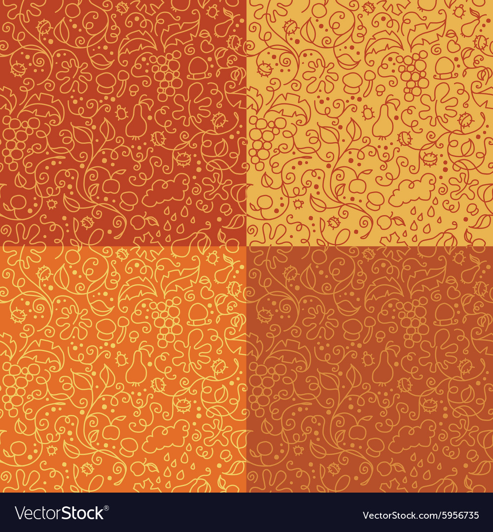 Autumn seamless pattern