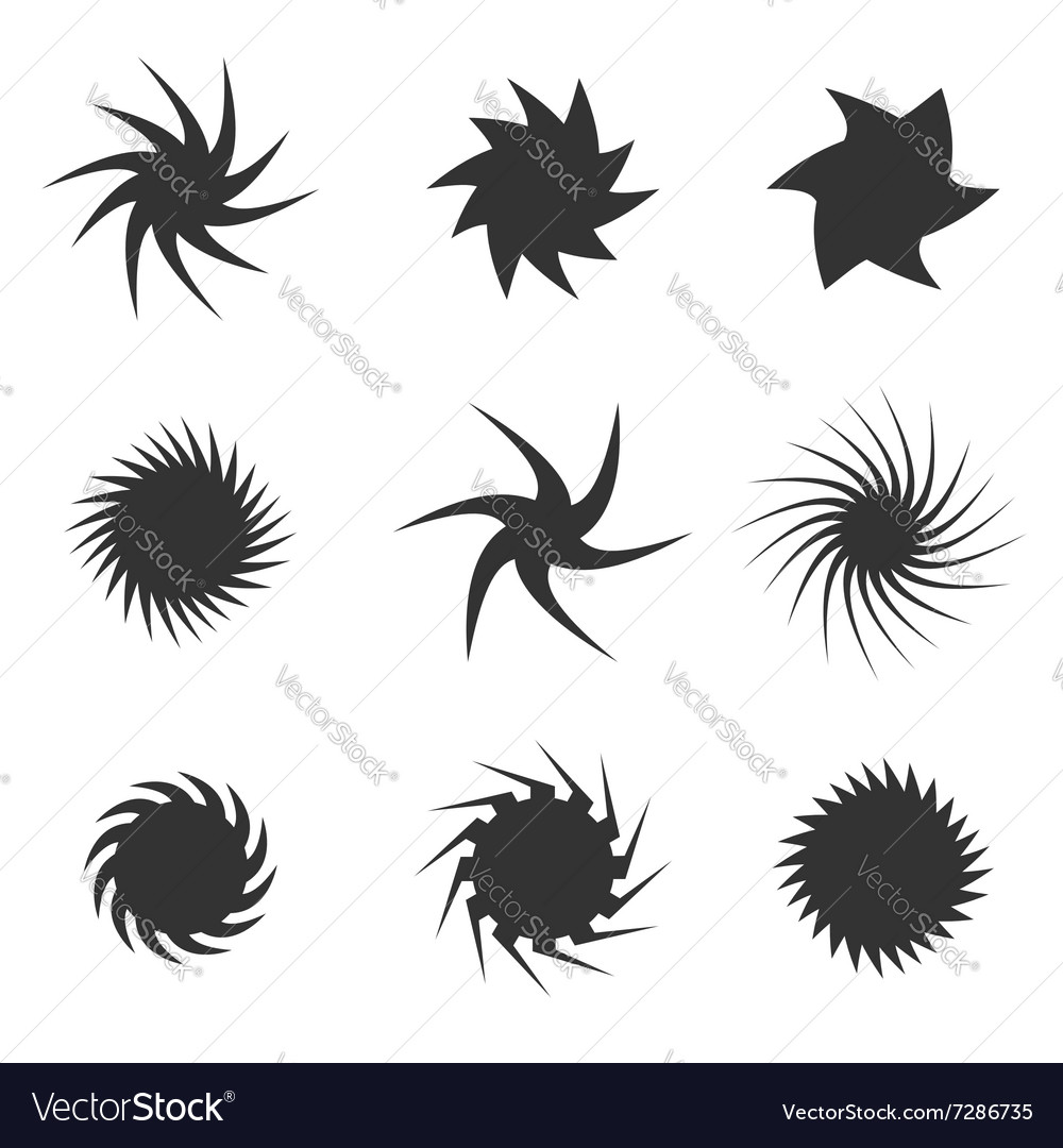 Circular icon set Royalty Free Vector Image - VectorStock