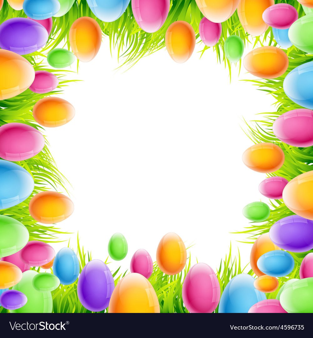 Colorful eggs design Royalty Free Vector Image