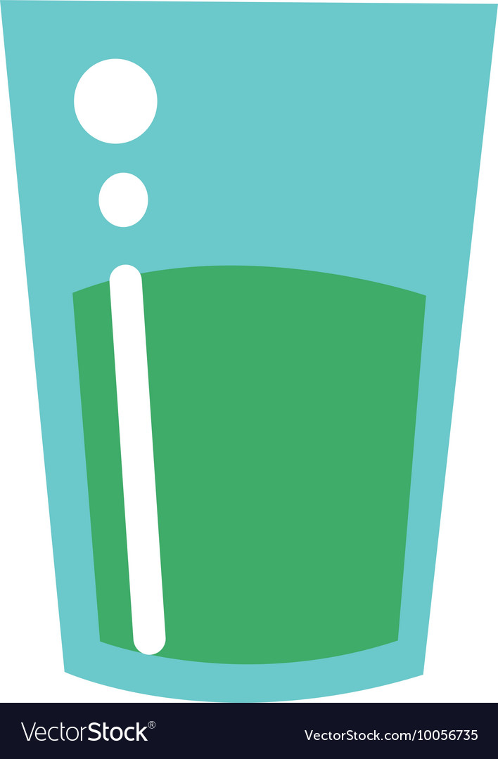 Cup of glass with liquid icon