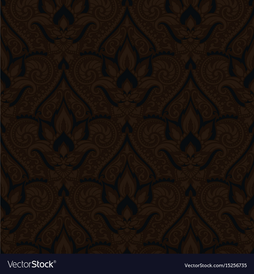 Dark Damask Pattern