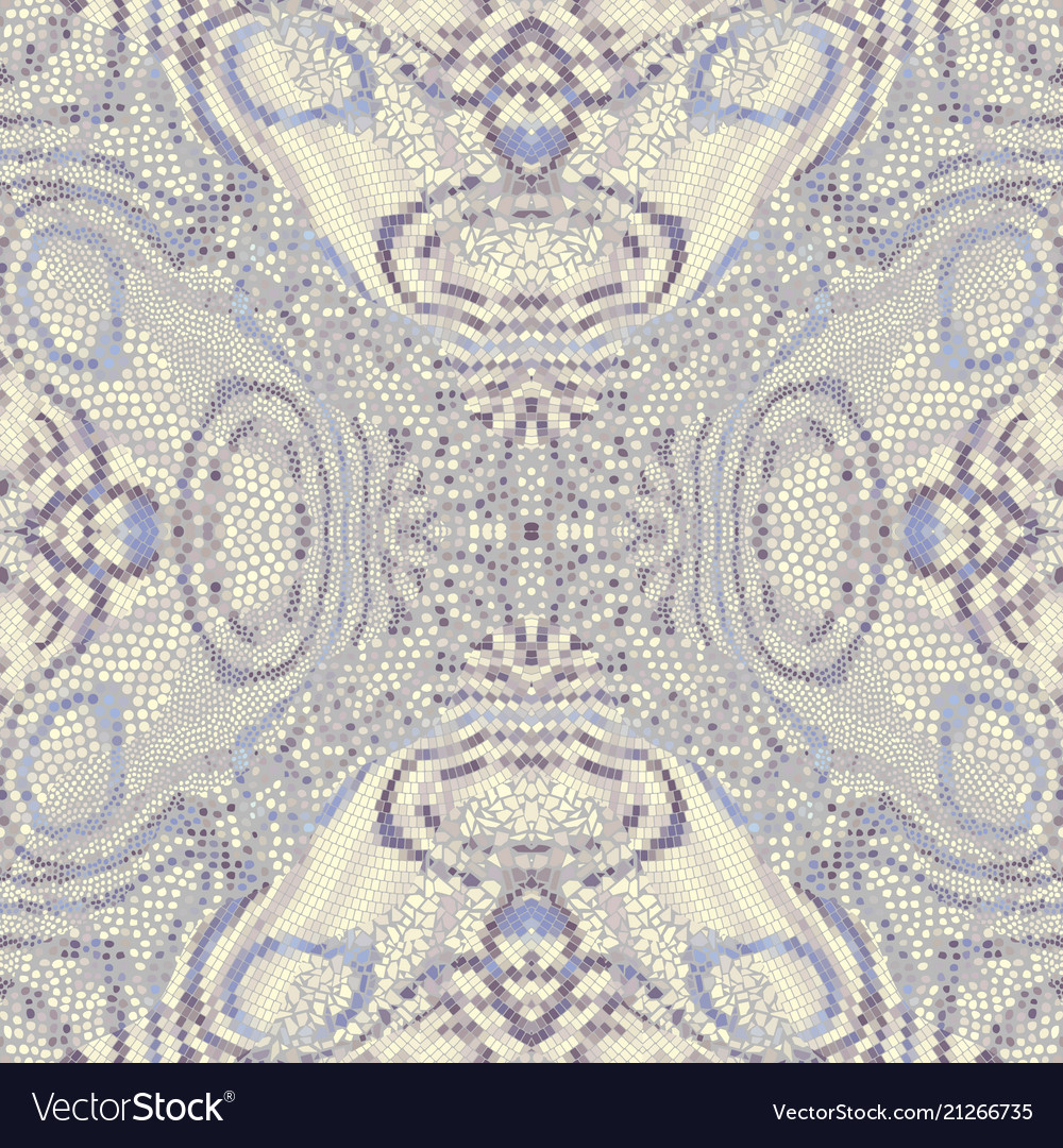Seamless mosaic pattern Vector Image Seamless mosaic pattern