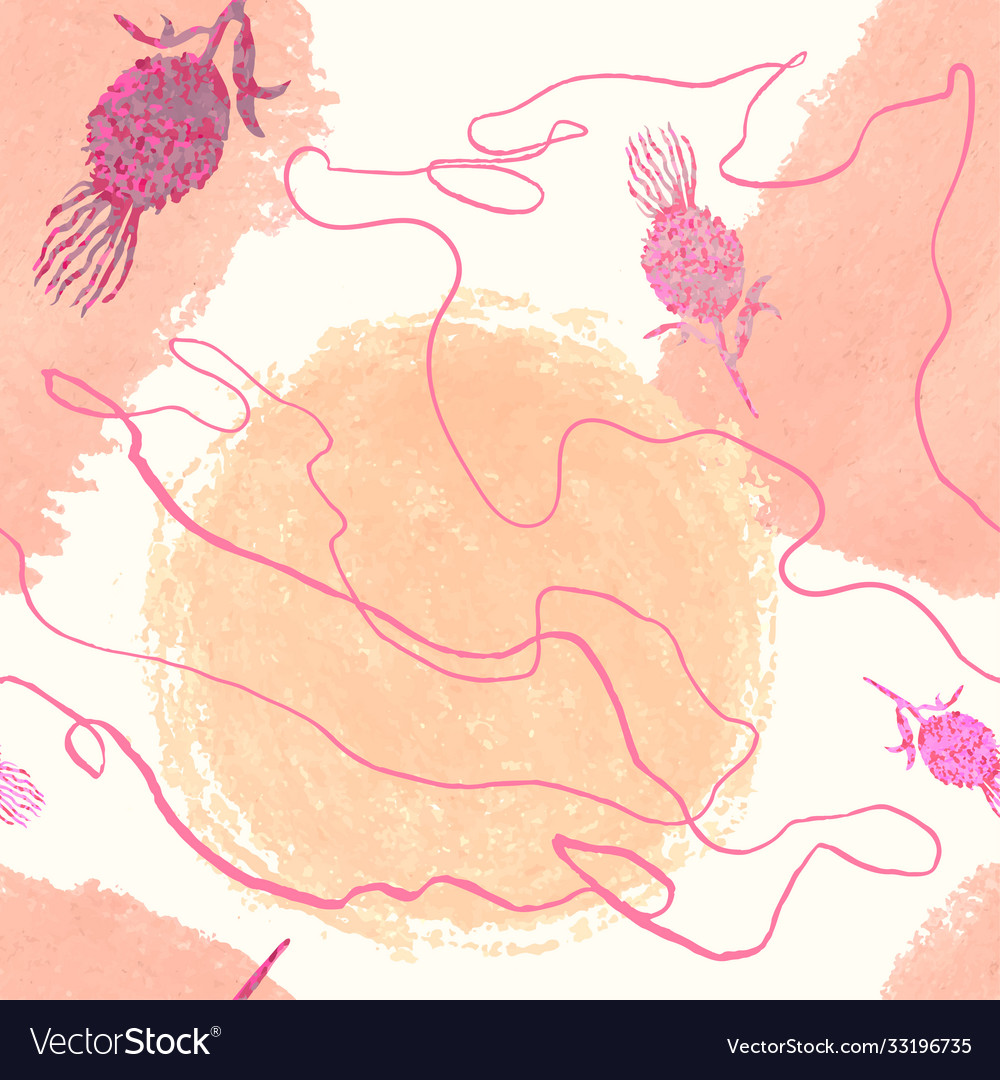 Seamless pattern with colorful hand draw abstract vector image Seamless pattern with colorful hand draw abstract
