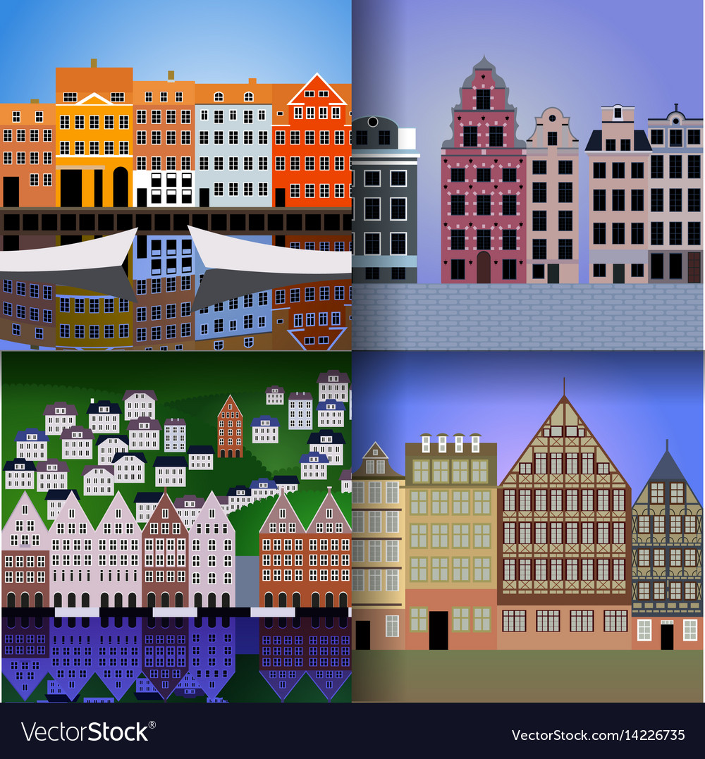 Set of european cities