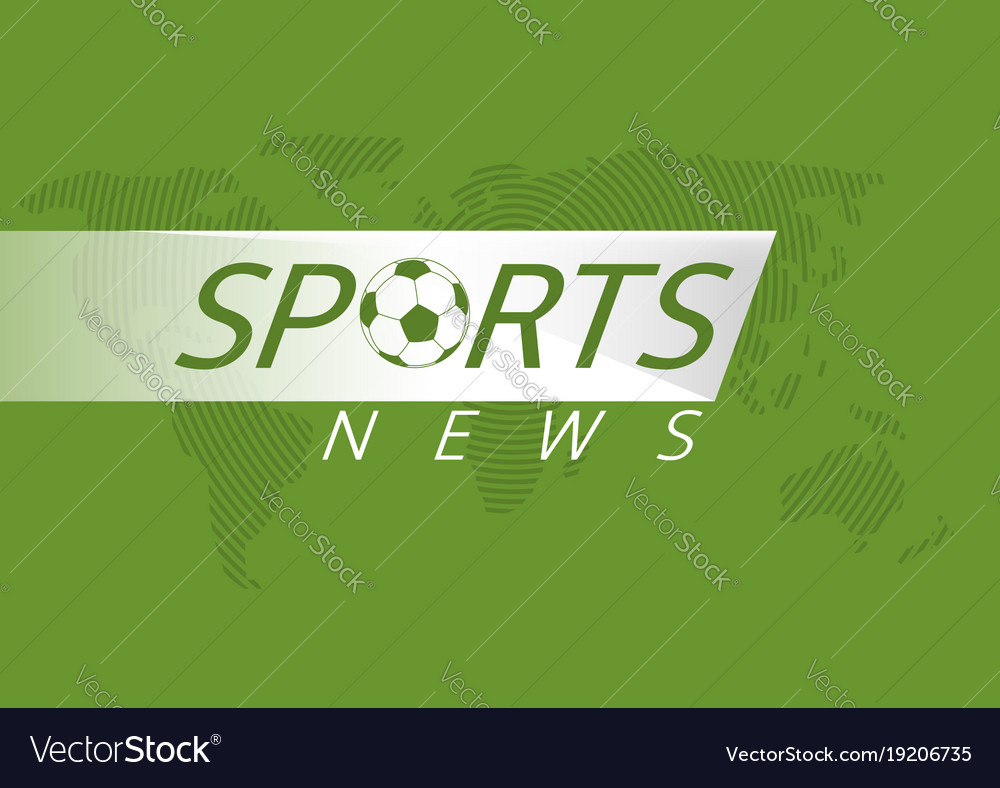 Sport News Royalty Free Vector Image Vectorstock