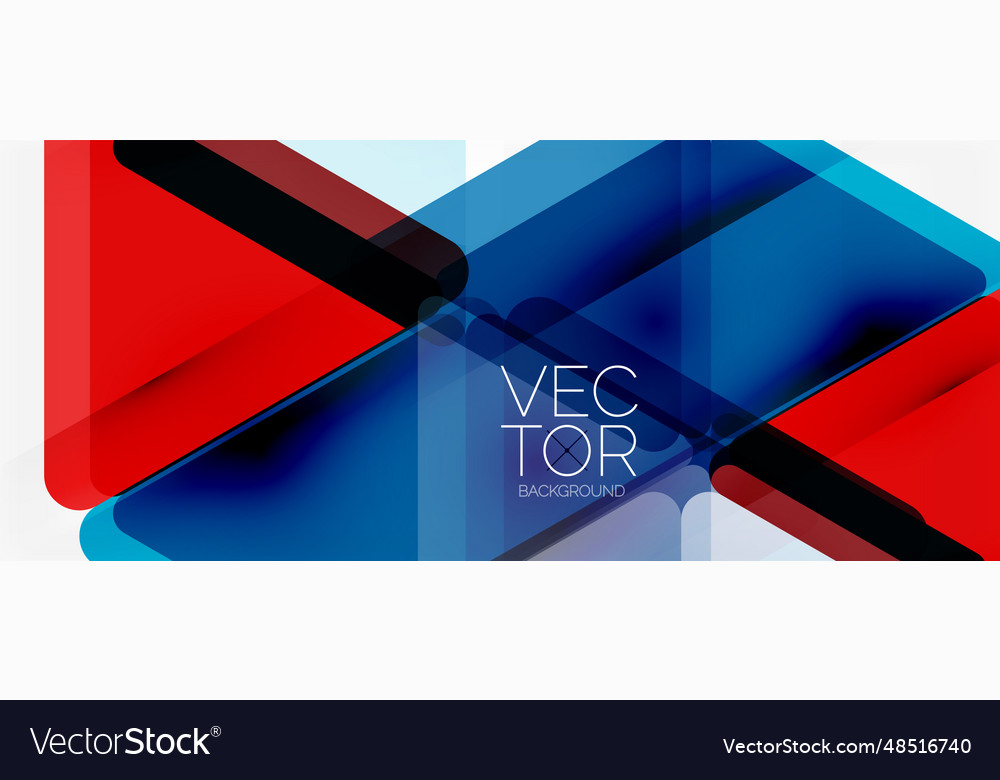 Abstract background color transparent triangles Vector Image Abstract background color transparent triangles