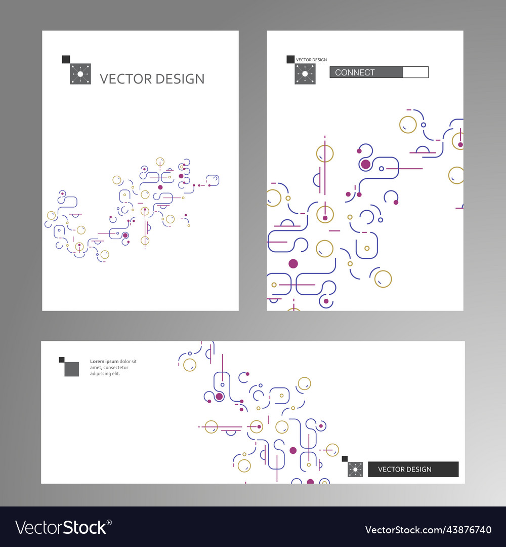 Abstract background with simple shapes modern vector image Abstract background with simple shapes modern