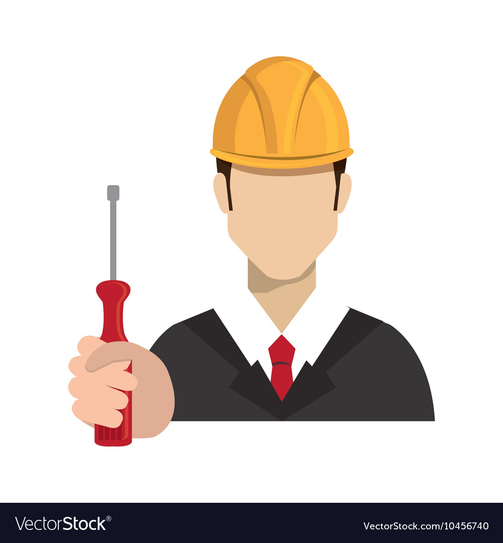 Builder constructor worker icon