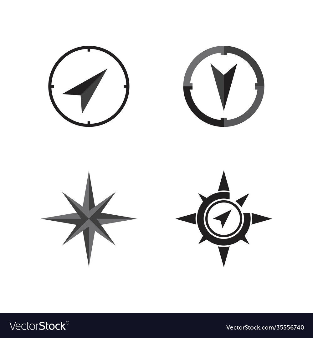 Compass logo template