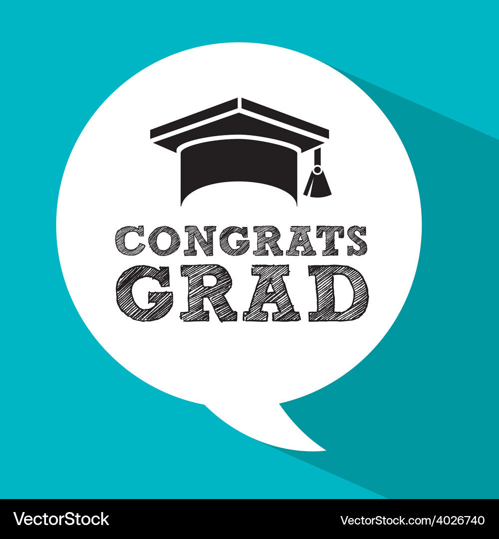 Graduation concept Royalty Free Vector Image - VectorStock