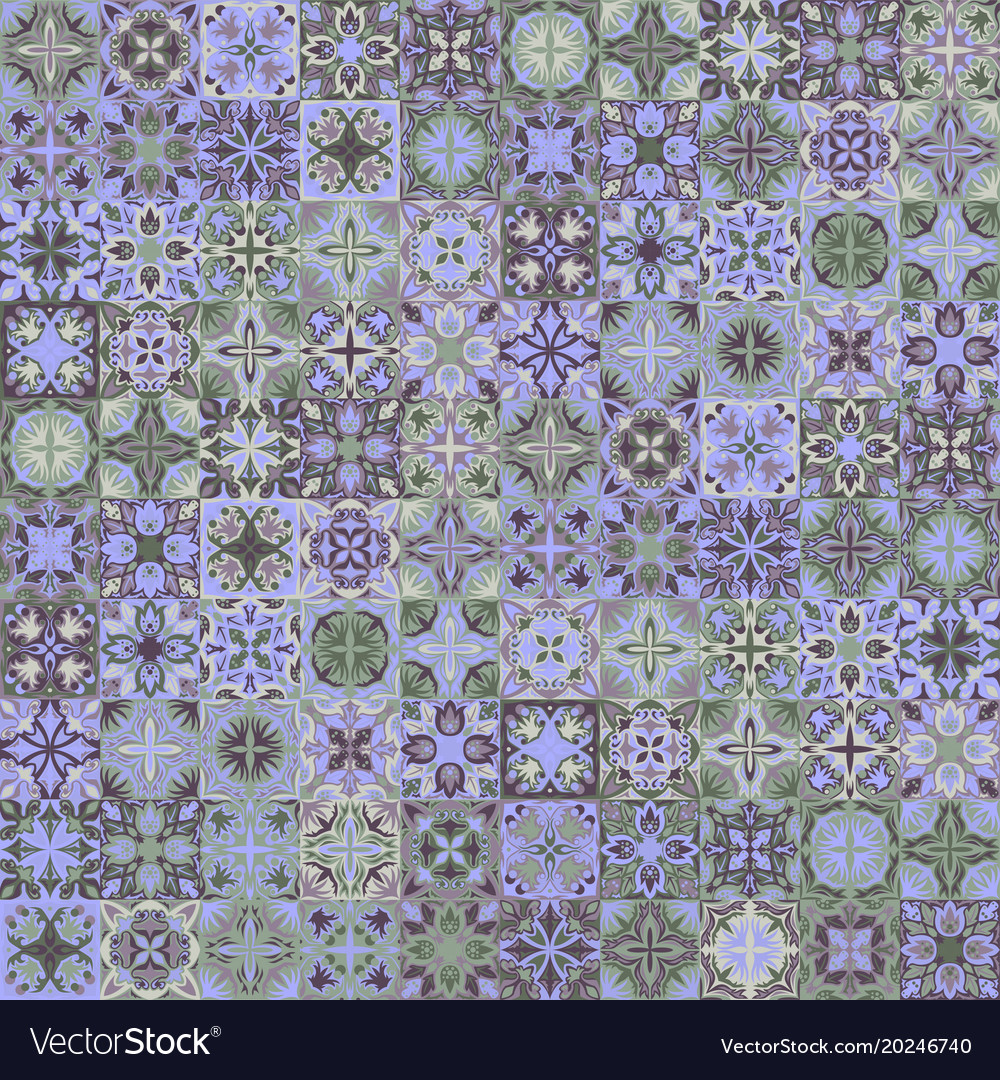 Intricate Tile Mosaic Pattern