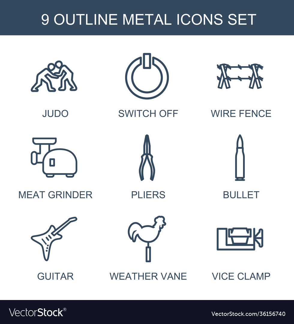 Metal icons