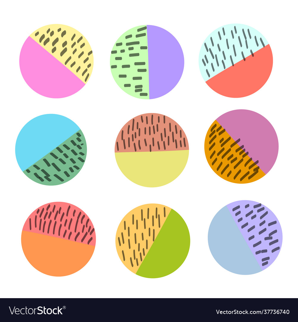 Modern Round Abstract Shapes