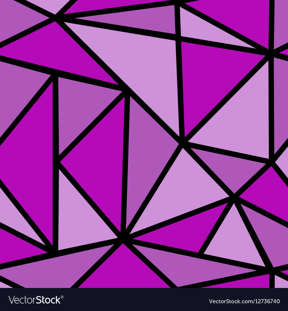 Seamless pattern with purple triangle