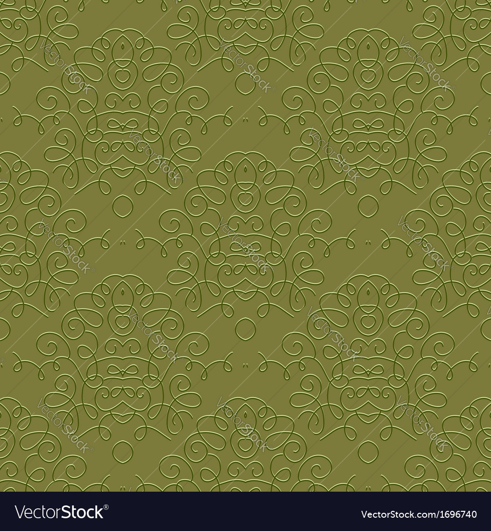 Vintage linear damask pattern with thin lines
