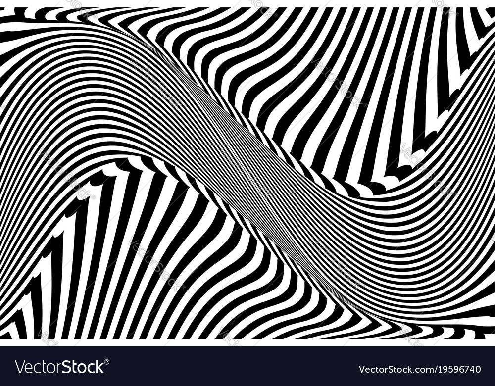 Wavy lines pattern