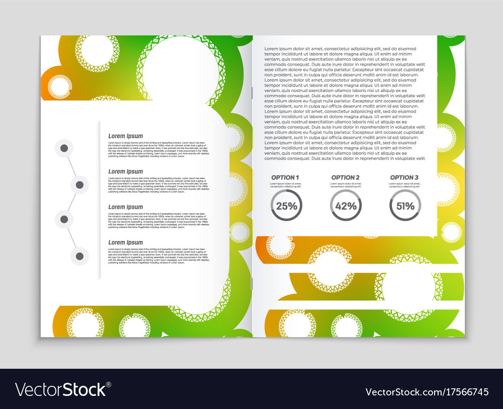 Abstract layout background set for art