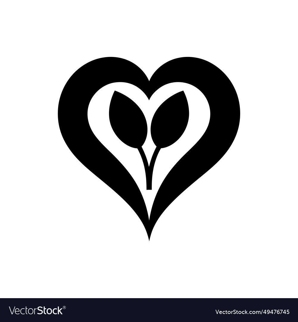 Love growth icon - simple